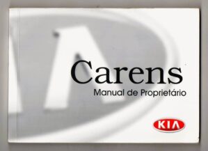 Manual Proprietario Kia Carens - 2000 / 2001
