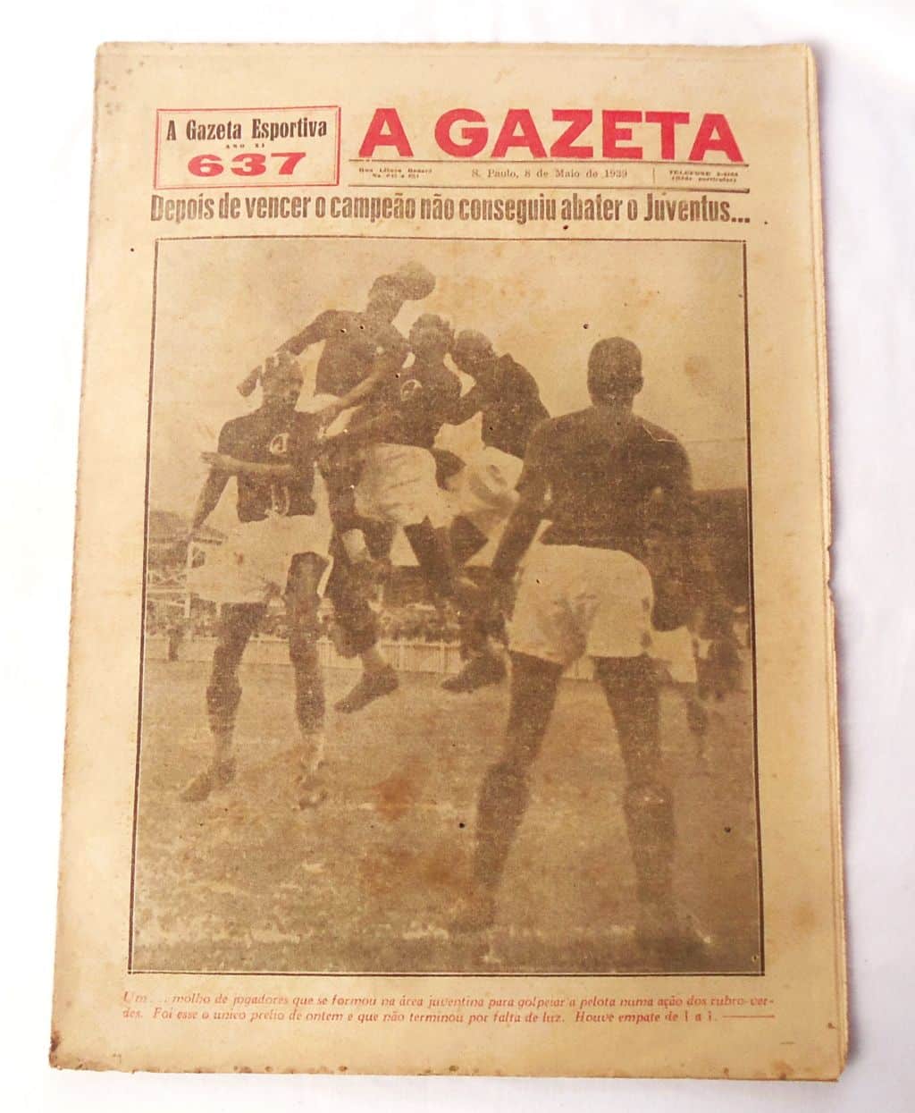 Revista A Gazeta Esportiva N° 637 - Maio 1939