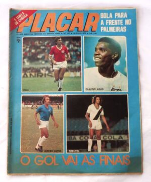 Revista Placar Nº 227 Tabela do 1 Turno Campeonato Carioca - 1974