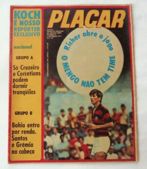 Revista Placar Nº 77 Revista Sem o Poster - 1971