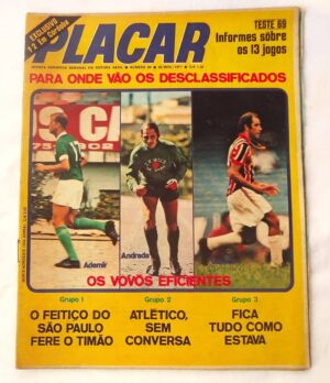 Revista Placar Nº 89 Poster Tabela do Campeonato Nacional de Futebol - 1971