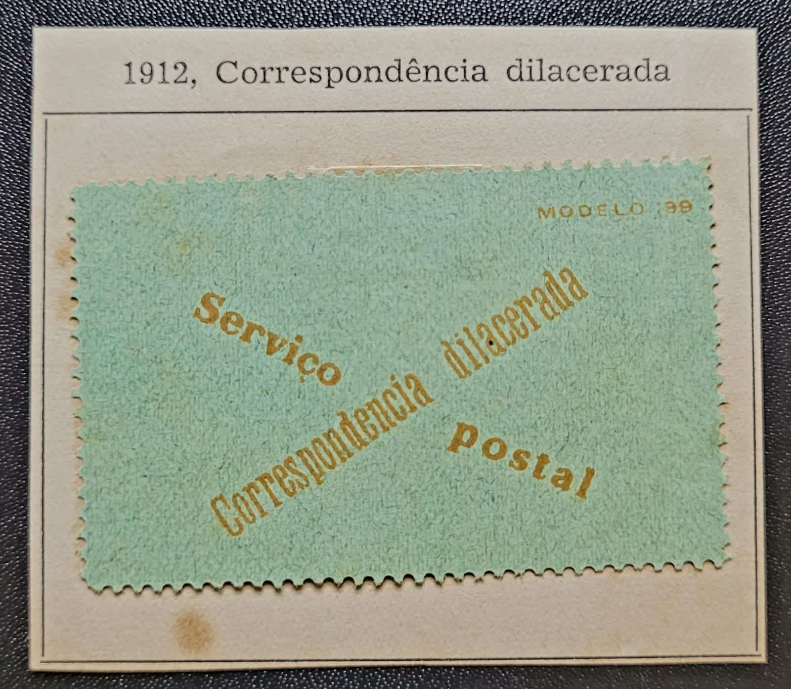 1912 Correspondencia Dilacerada 1 Casa do Colecionador