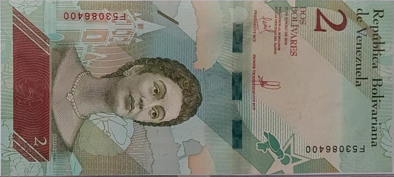 2 Bolivares-Venezuela