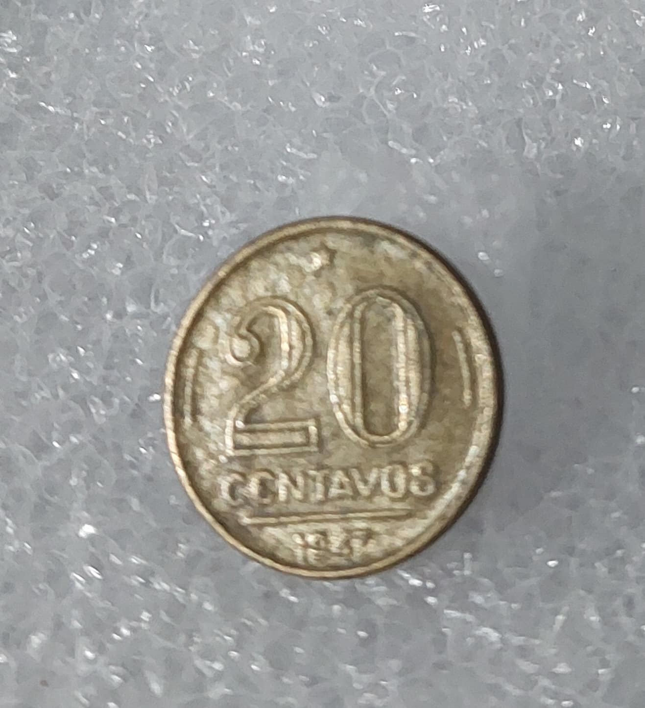 20 Centavos 1947 Getúlio Vargas *variante perna curta 1947*