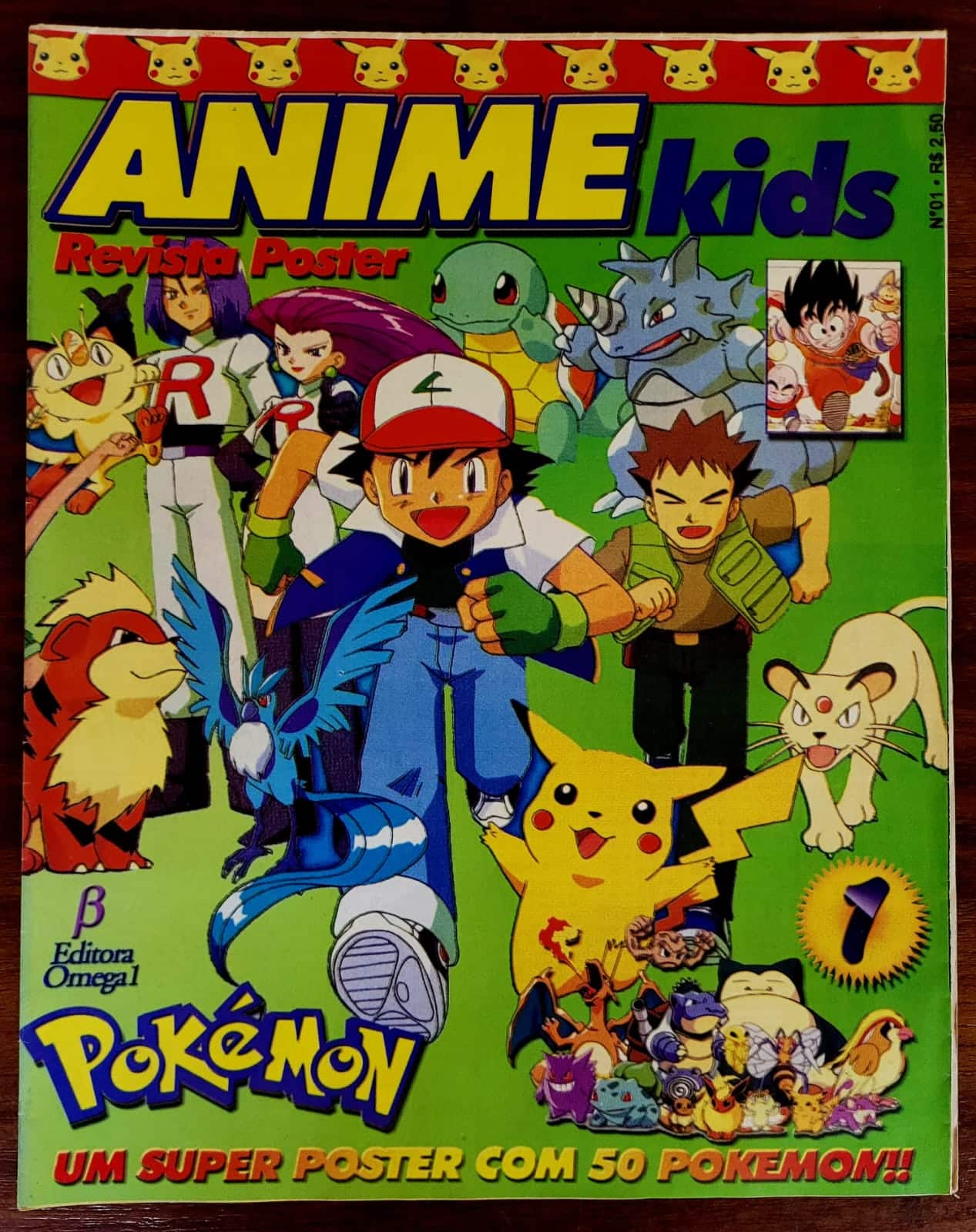 Anime Kids n 1 Revista poster a Casa do Colecionador