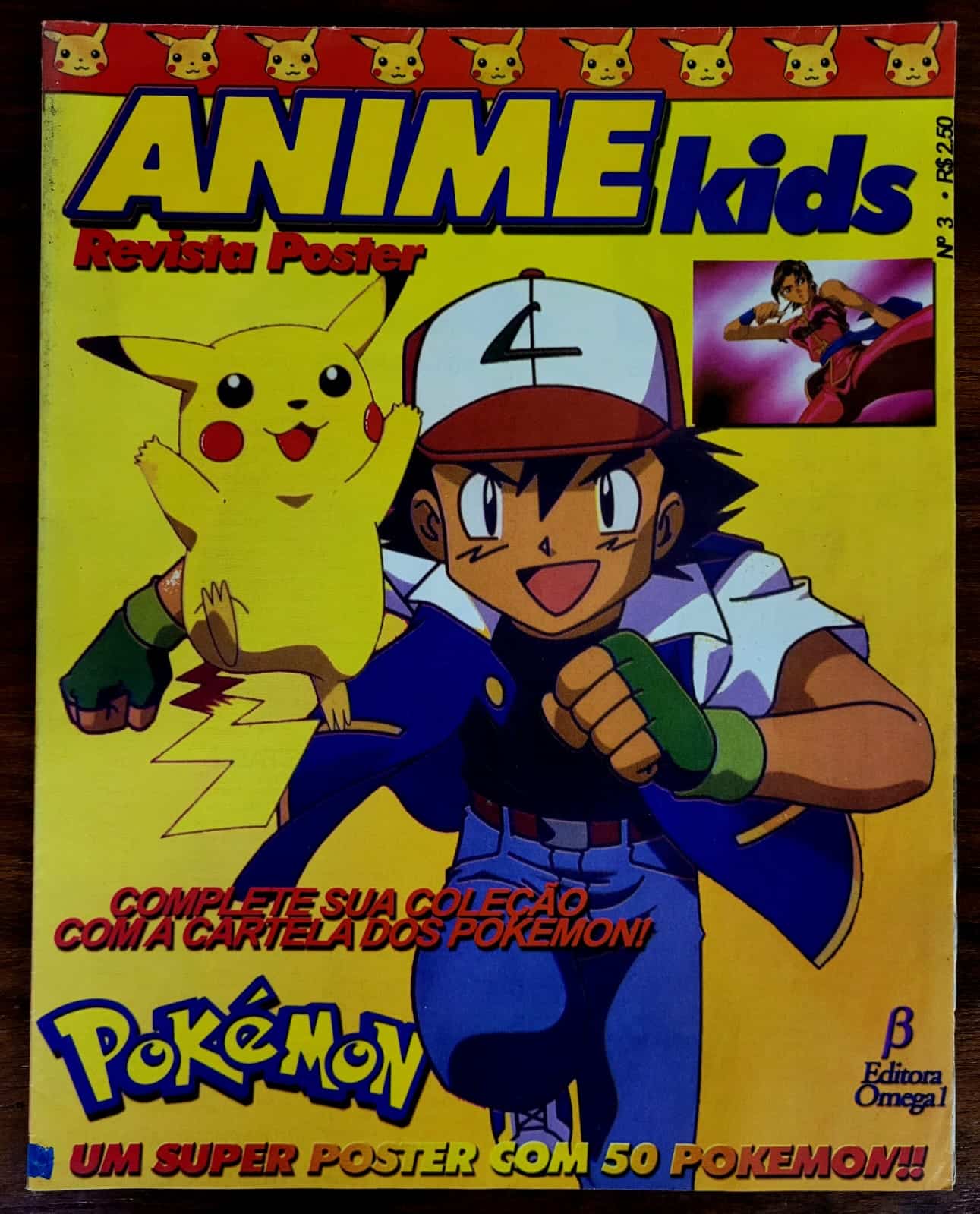 Anime Kids n 3 Revista poster a Casa do Colecionador