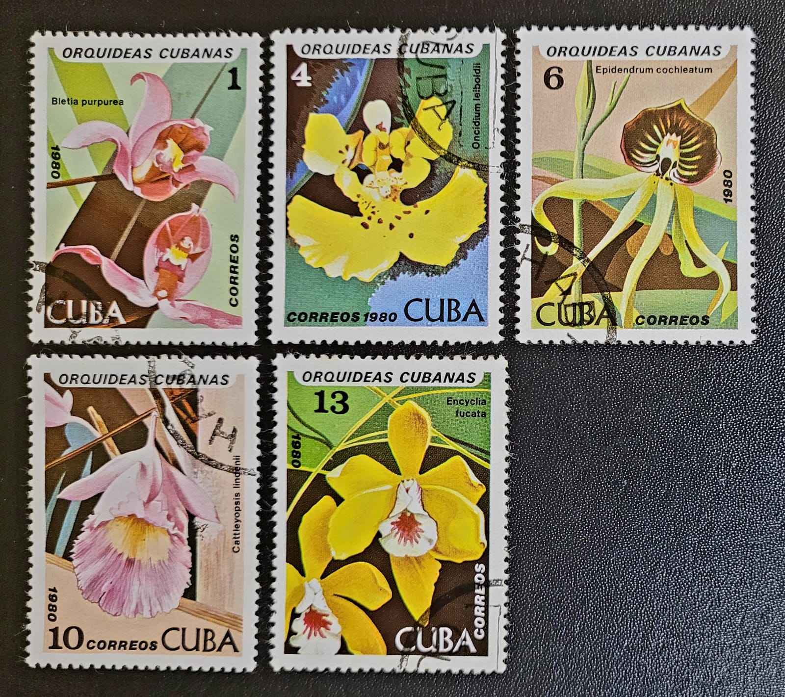 Selos Cuba Orquideas 1 Casa do Colecionador