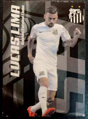 Card Brasileirão 2015 - Nº 300 - Lucas Lima - Santos Futebol Clube