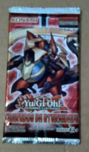 Booster Devir Konami Yu Gi Oh Segredos da eternidade com 9 cartas.