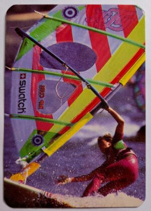 Calendário de Bolso (Tema Esporte - Windsurfing) Ano 1986 - Calendário Estrangeiro (Portugal)
