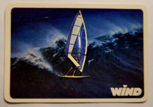 Calendário de Bolso (Tema Esporte - Windsurfing) Ano 1989 - Calendário Estrangeiro (Portugal)