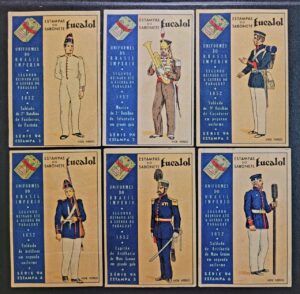 Estampas Eucalol - Série 94 Completa - Uniformes do Brasil Império 1852 (Anos 1930)
