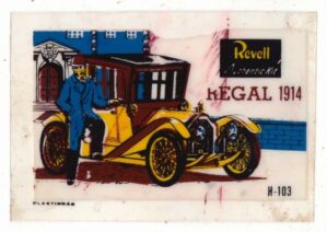 Plastico Adesivo Revell - Automovel Regal 1914 - Anos 60