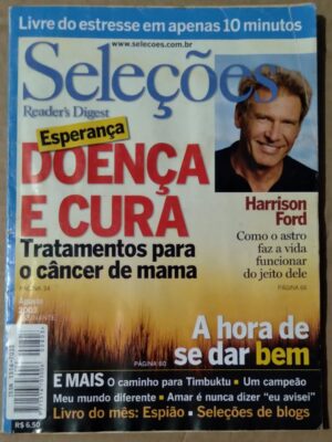 Revista Seleções agosto de 2003 / Esperança doença e Cura.