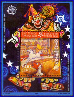 Albânia - Europa - Circo - 2002 - Bloco