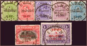 Alemanha Eupen Malmedy Selos Belgas De 1915 1920 S Completa