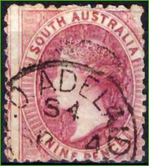 Austrália do Sul (Reino Unido) - Rainha Victoria - 1902 - Wmk.72