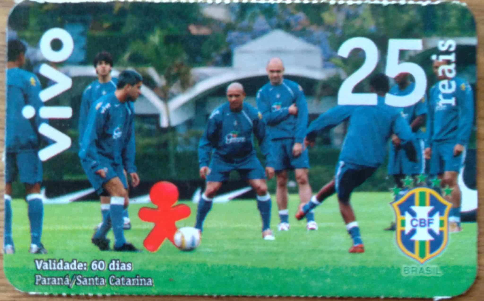 Cartão Pré Vivo Trust / Seleção Brasileira treino 25