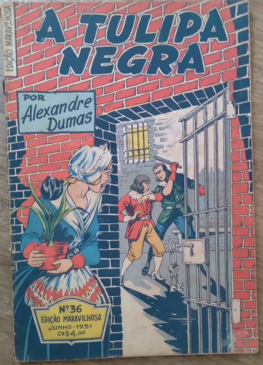 Ebal gibi Edição Maravilhosa 36 1951 / Tulipa Negra Alexandre Dumas.