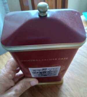 Embalagem Metalica Vazia Cafe Hotel Sacher Wien 3
