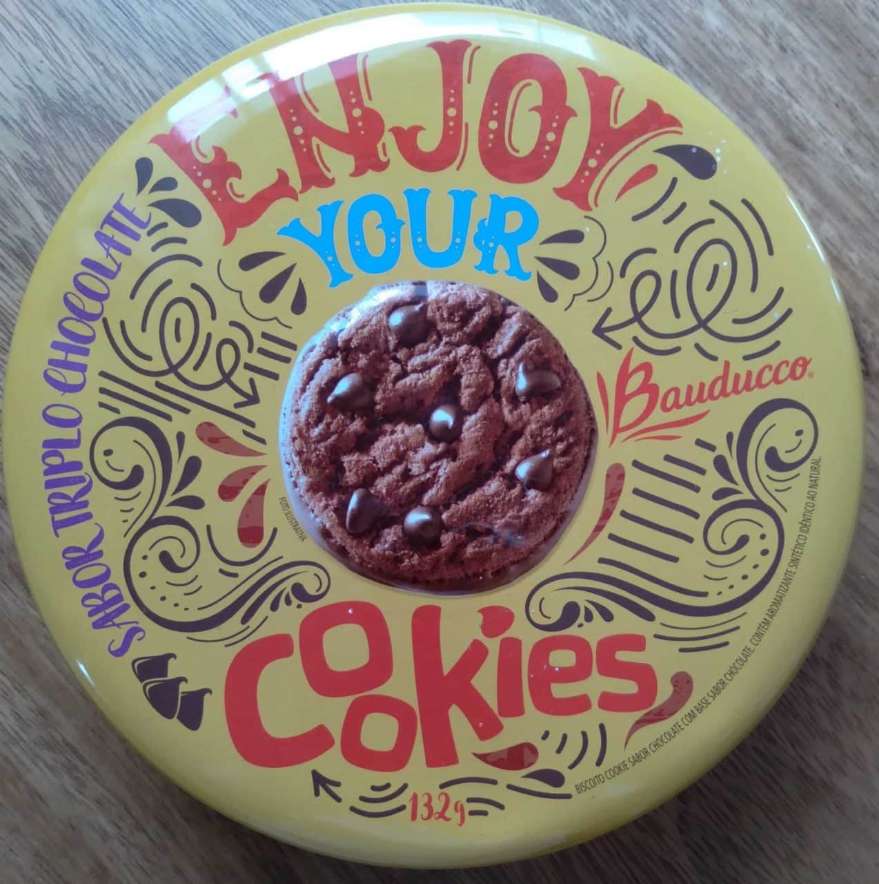 Embalagem Vazia De Biscoito Bauducco Cookies Para Colecionar 3