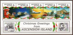 Ilha de Ascensão (Reino Unido) - Natal - 1993 - Bloco