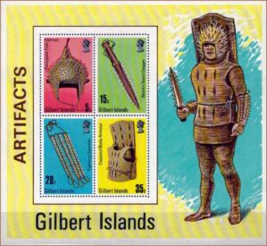 Ilhas Gilbert - Artefatos - 1976 - Bloco