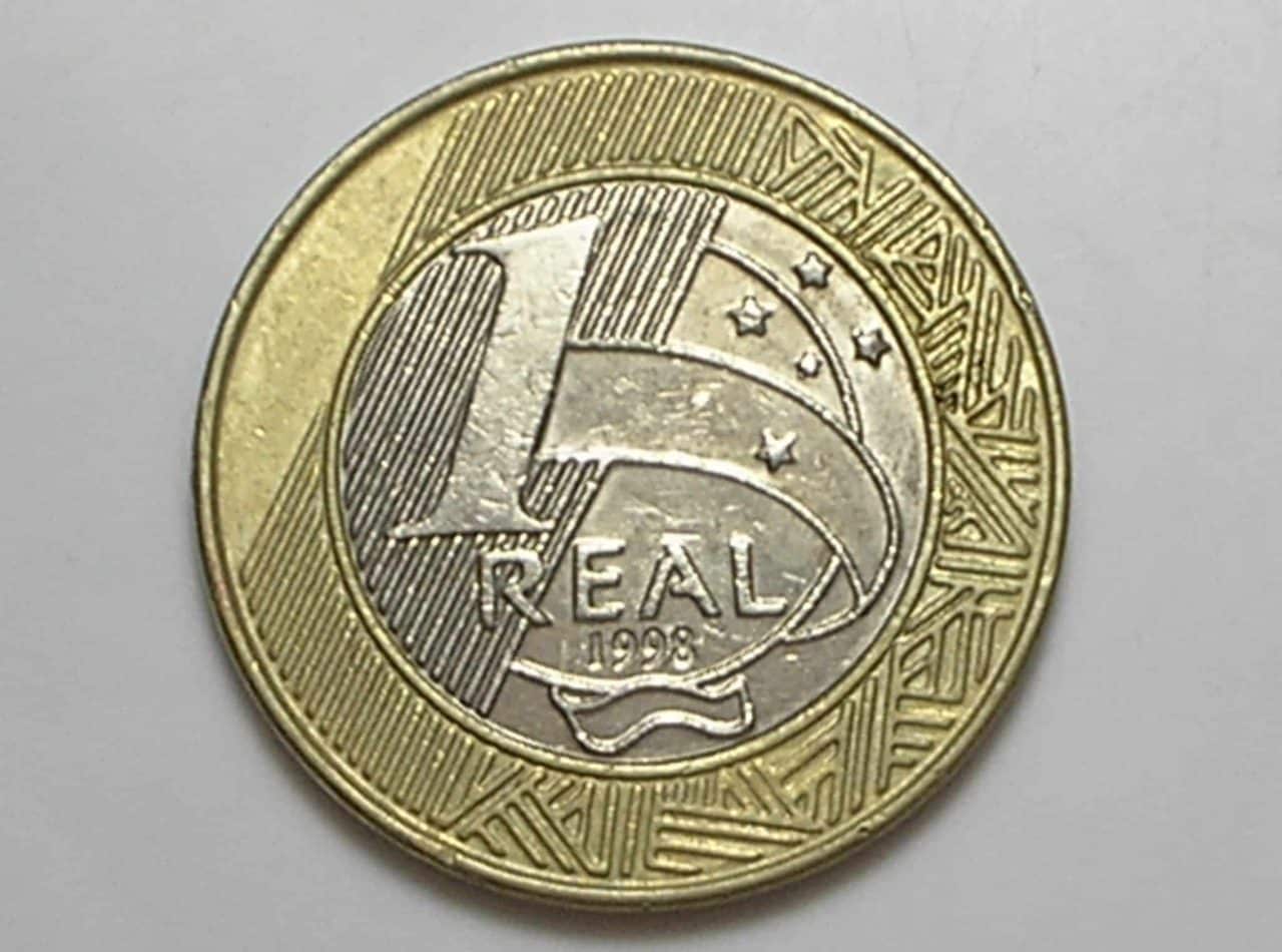 - Moeda de 1 Real 1998 em Alpaca da 2A Família do plano Real - Bela peça nesse estado.