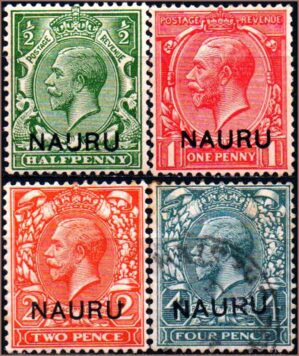 Nauru (Reino Unido) - King George V - 1916 - S/Incompleta
