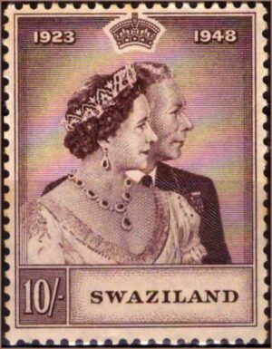 Suazilândia (Reino Unido) - King George VI - Bodas de Prata - 1948
