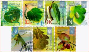 Ucrânia - Flora - 2012 e 2015 - Acumulação com 7 selos