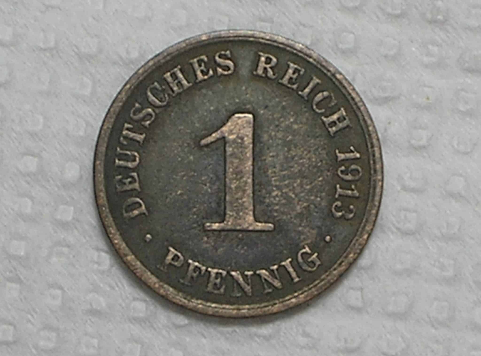 Alemanha 1 Pfennig 1913a Co Box32
