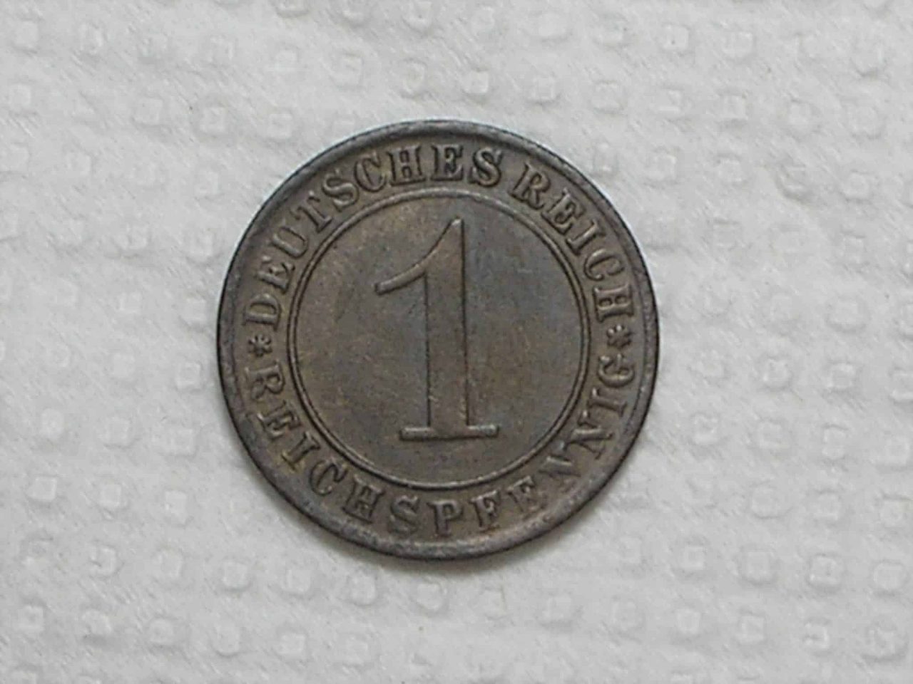 Alemanha 1 Reichspfennig 1925a Berlin Weimar Republic Co Soberba Box32