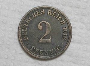 Alemanha 2 Pfennig 1918a Berlin Empire Co Box32