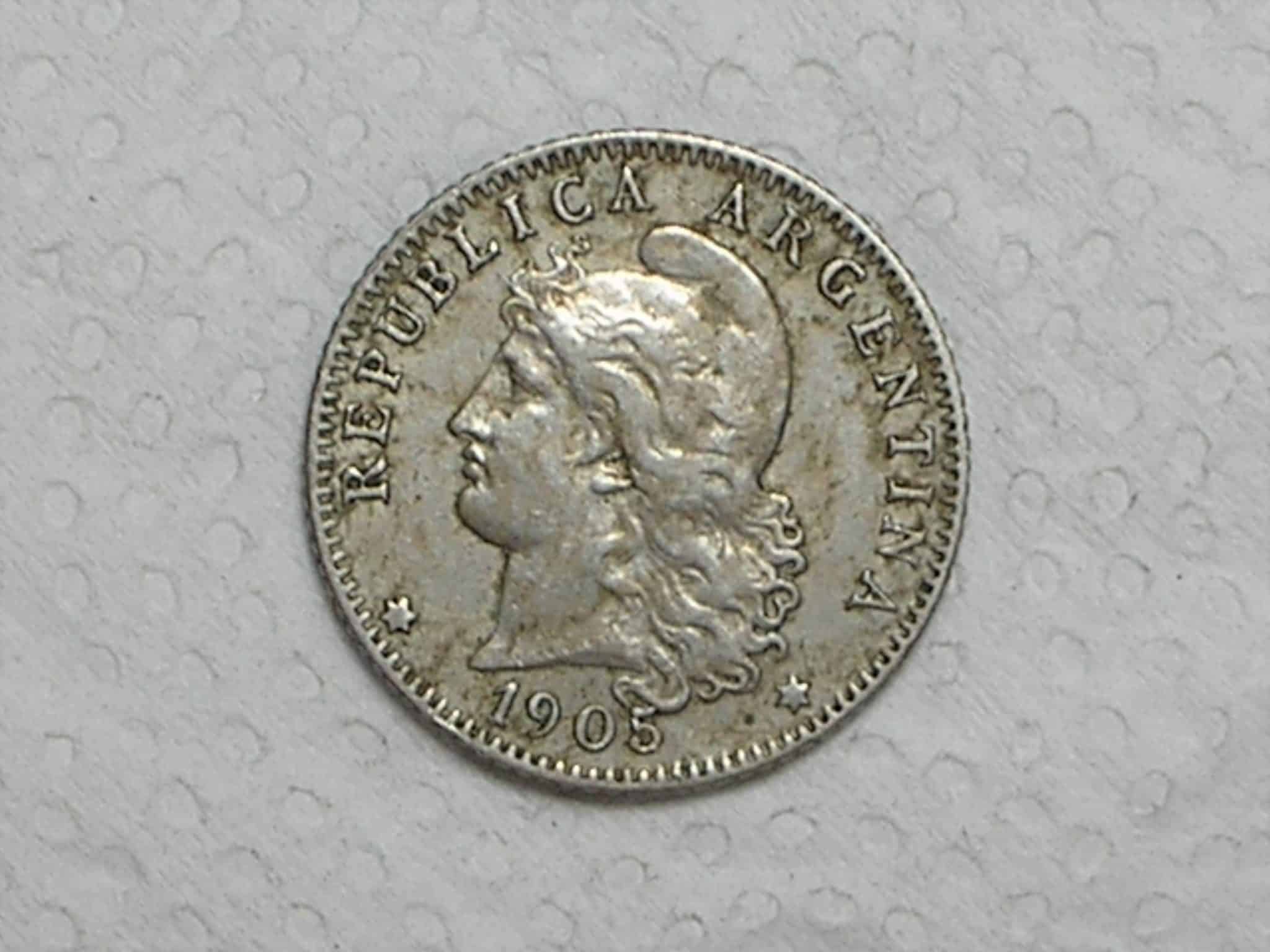 Argentina) 20 Centavos - 1905 / Co/Ni / box32