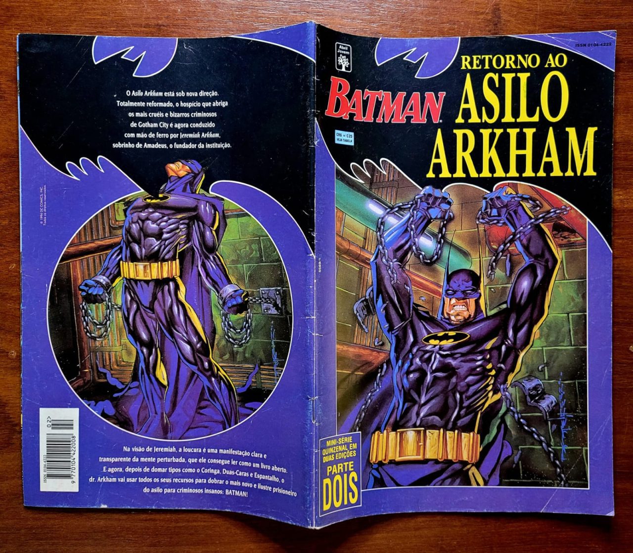 | Casa do Colecionador Batman - Retorno Ao Asilo Arkham — Minissérie - Parte Dois (Editora Abril) Fevereiro 1994 (HQ/Gibi)