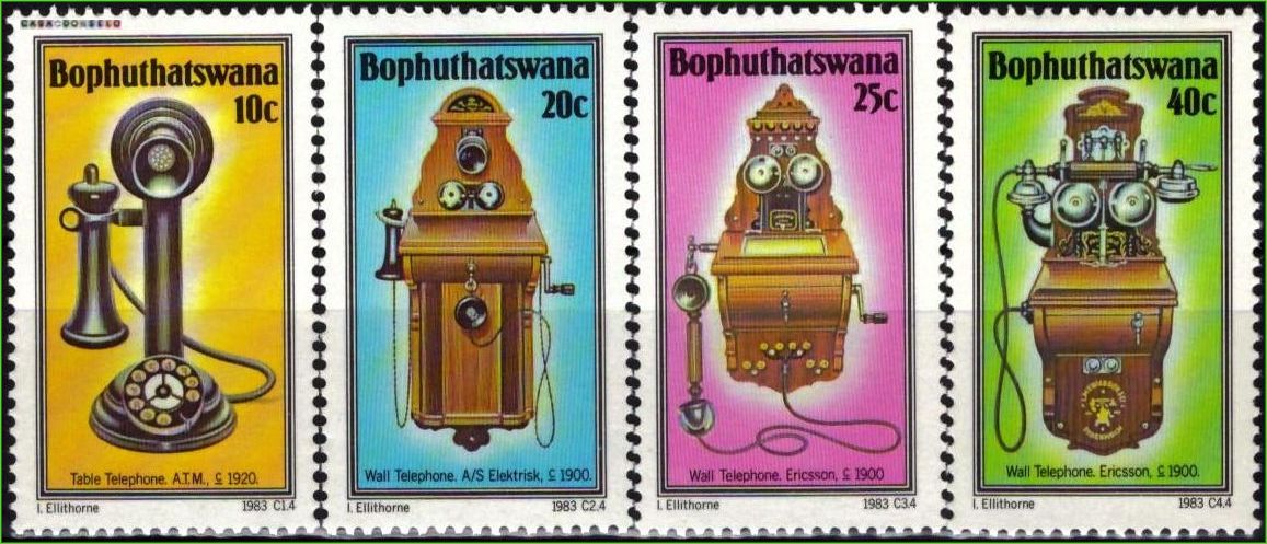 Bophuthatswana (África do Sul) - História da telefonia - 1983 - S/Completa