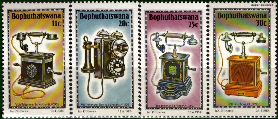 Bophuthatswana (África do Sul) - História da telefonia - 1984 - S/Completa
