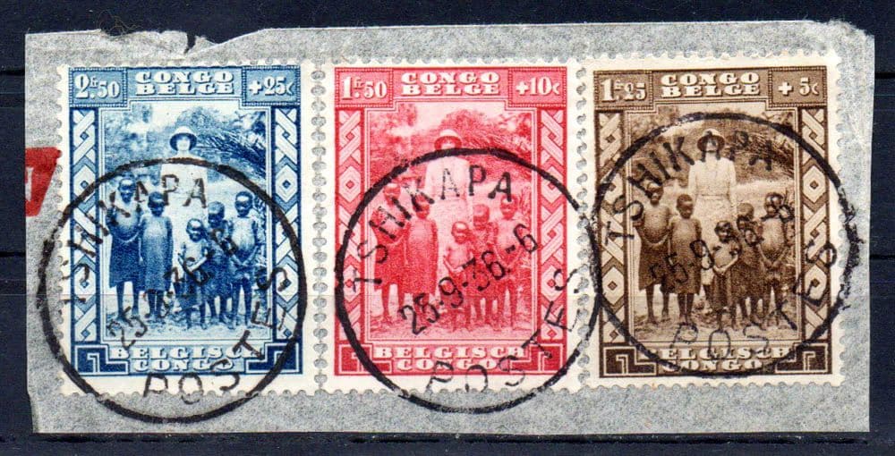 Congo Belga - Queen Astrid - 1936 - S/Completa