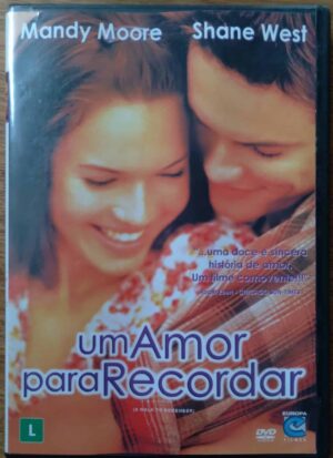 Dvd Europa Romance Uma amor para recordar. Mandy Moore.