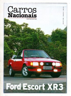 Fascículo Carros Nacionais Ford Escort XR3 - Jornal Extra RJ - 2012