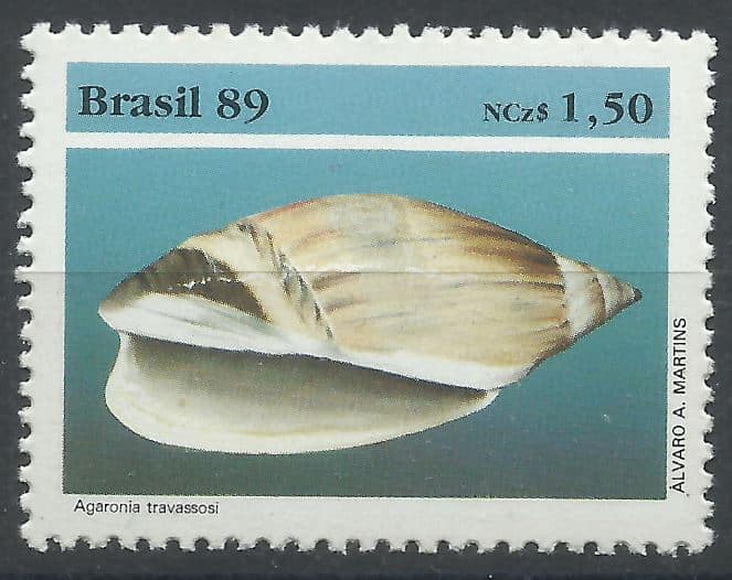 Filatelia - Selo Molusco - Brasil 1989 - MNH Mint - Selos Postais