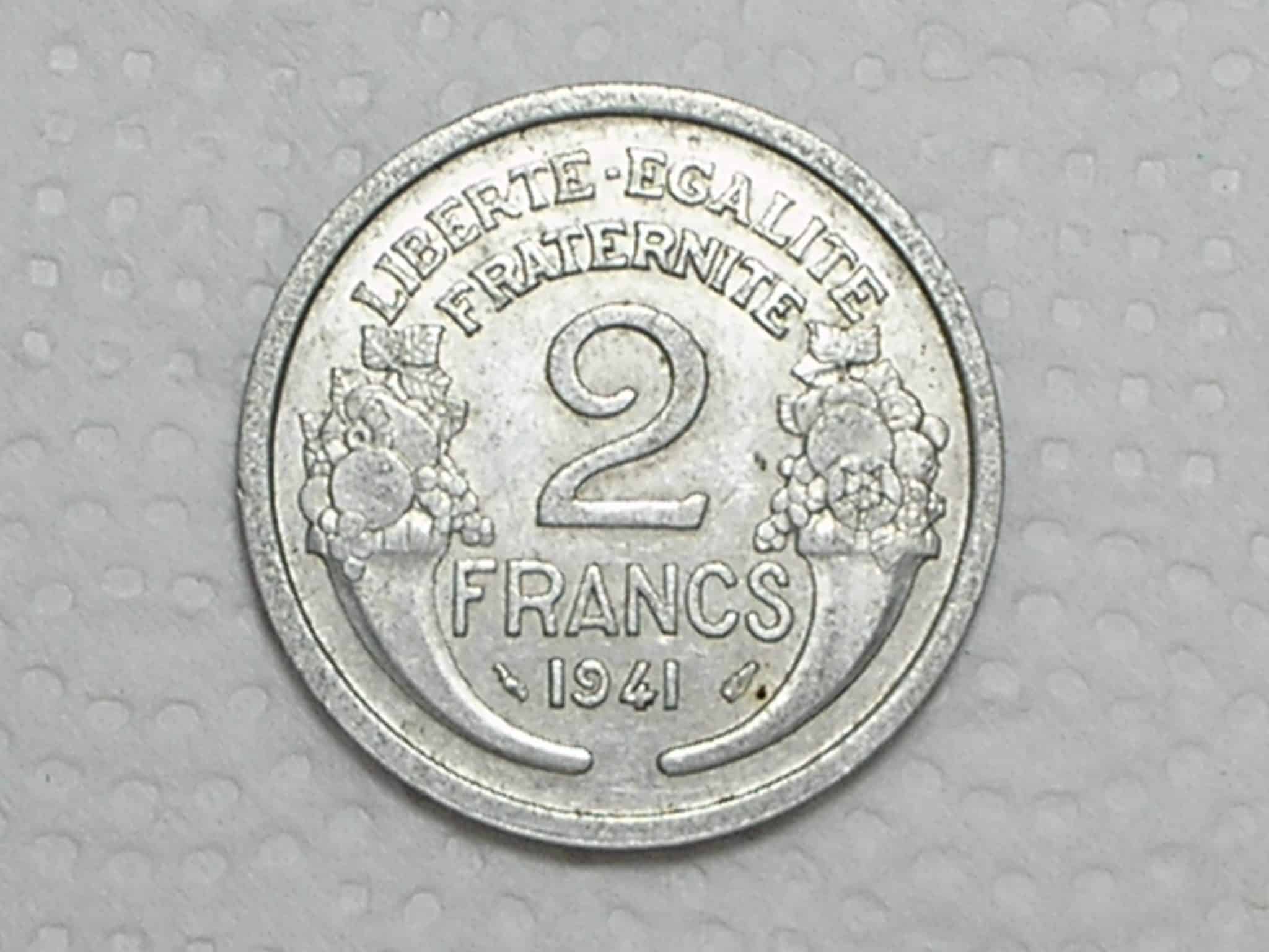 França) 2 Francs - 1941 / Al / box35