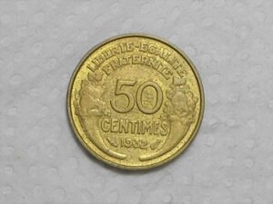 França) 50 Centimes - 1932 / Bz/Al / box34