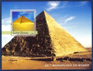 Guiné Bissau - As 7 maravilhas do mundo - 2003 - Bloco