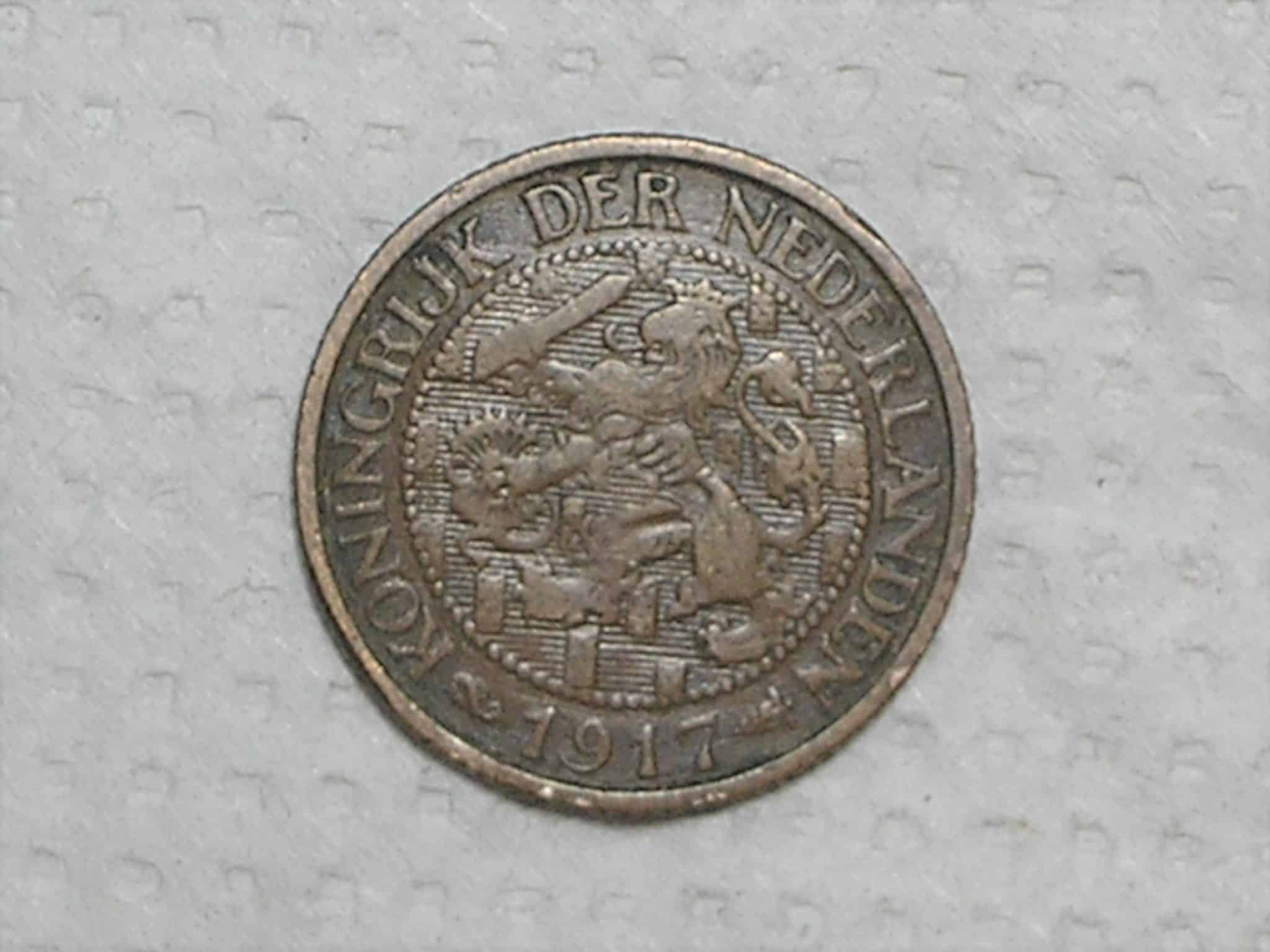 Holanda) 1 Cent - 1917 / Bronze / box40
