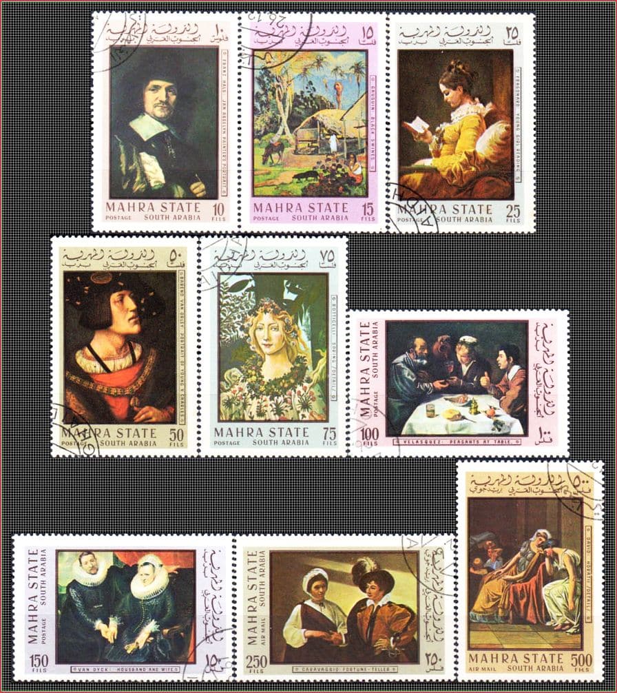 Mahra (Arábia do Sul) - Pinturas - 1967 - S/Completa