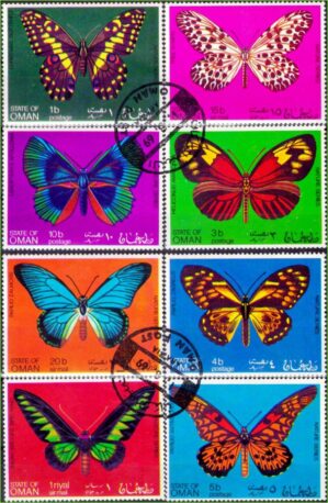 Oman - Borboletas - 1969 - S/Completa