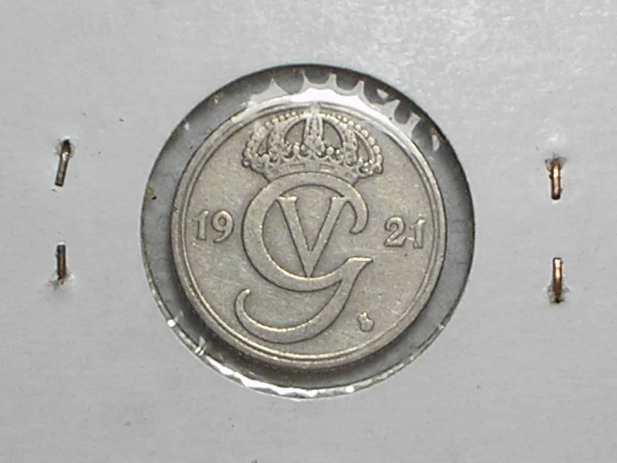 Suécia) 25 Ore - 1921 / Ni/Bz / box38