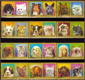 Umm al-Qiwain - Cães e Gatos - 1972 - S/Completa